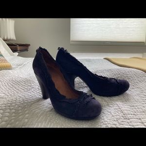 Aubergine Chie Mihara Suede Pumps Size 39